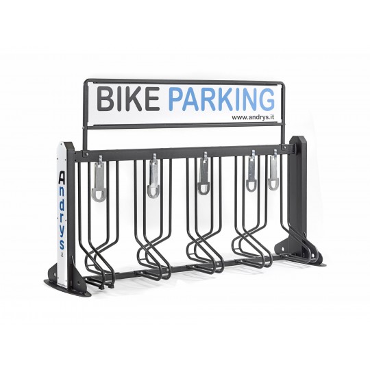 Porta biciclette smontabile per arredo urbano