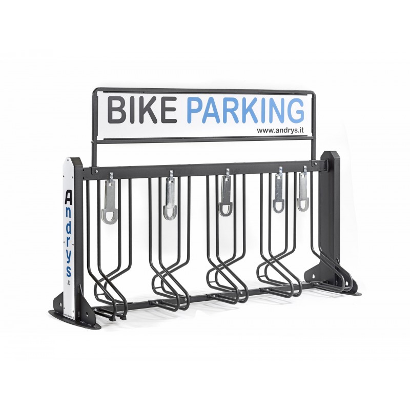Porta biciclette smontabile per arredo urbano