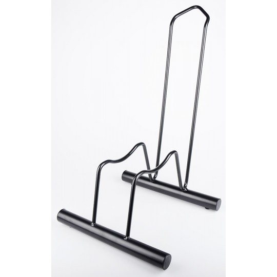 One space stand grounded bike rack for FAT-BIKE