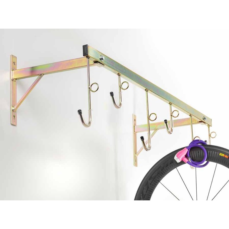 Porta biciclette a parete 6 posti smontabile