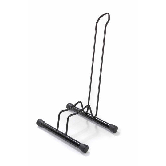 One space stand grounded bike rack - with patented system