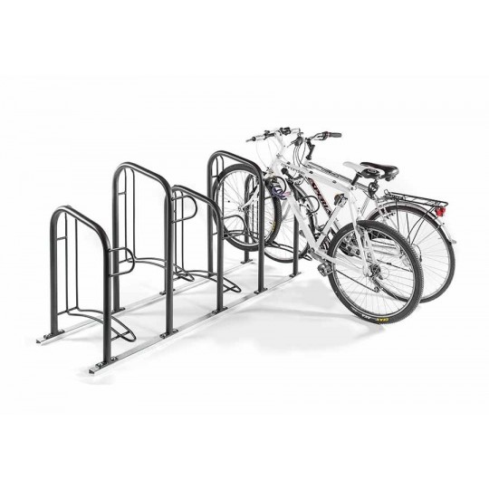 Porta biciclette modulabile per arredo urbano smontabile