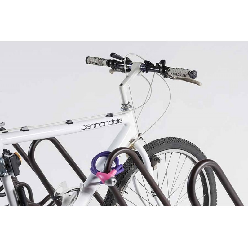 Porta biclette smontabile, regolabile per arredo urbano