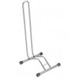Bicycle rack to the floor 1 place removable steel, painted grey